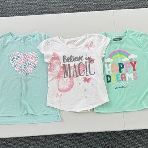 Children's Graphic T-Shirts - Set of 3
